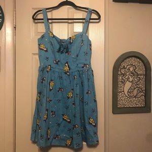 Disney Beauty and the Beast Belle Tattoo Dress